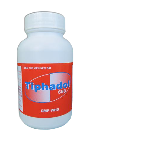 Tiphadol (Paracetamol) 650mg Tipharco (C/100v)