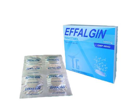Effalgin (Paracetamol) 500mg Tipharco (H/16v)