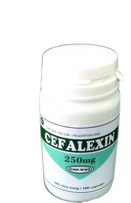 Cephalexin 250mg Tipharco (C/100v)
