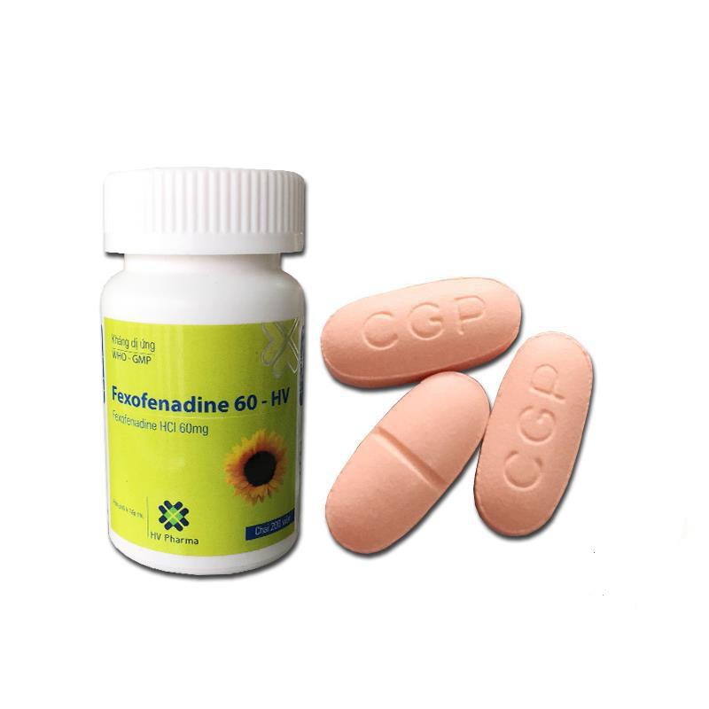 Fexofenadine 60 HV US Pharma (C/200v)