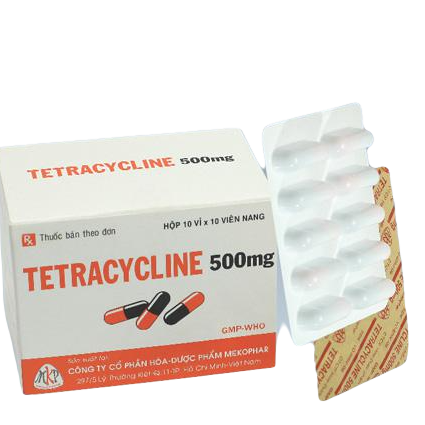 Tetracycline 500mg Mekophar (H/100v)