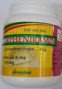 Clorpheniramin 4mg Vacopharm (C/500v)