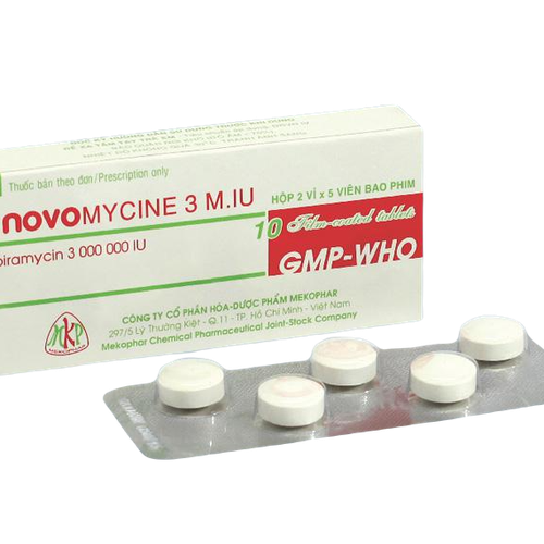 Novomycin 3 M.IU (Spiramycin) Mekophar (H/10v)