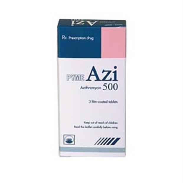Pymeazi (Azithromycin) 500mg Pymepharco  (H/3v)