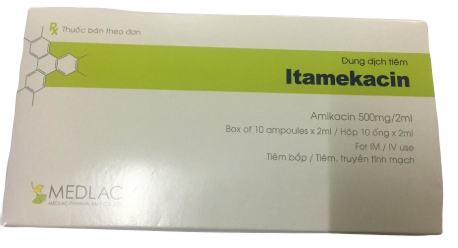 Itamekacin (Amikacin) 500mg/2ml Medlac (H/10o/2ml)