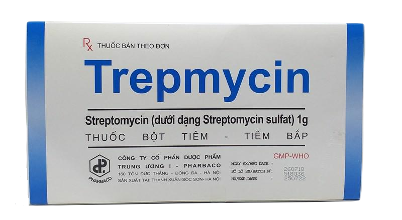 Trepmycin (Streptomycin) Pharbaco (H/50 ống)