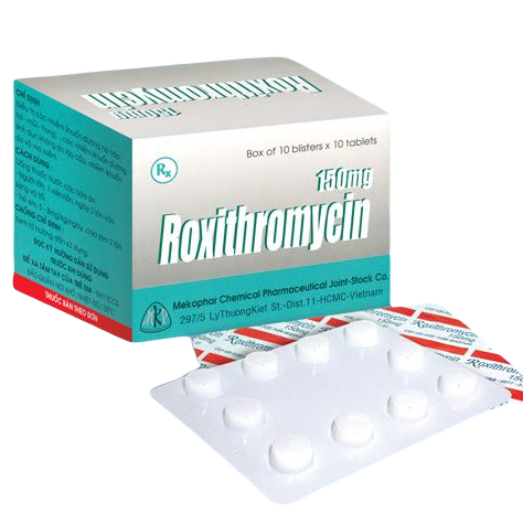 Roxithromycin 150mg Mekophar (H/100v)