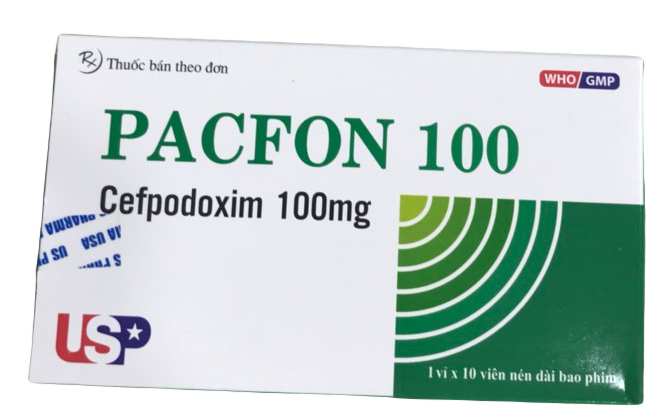 Pacfon 100 (Cefpodoxim) US Pharma (H/10v)