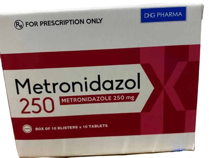 Metronidazol 250mg DHG Pharma (Hộp/100v)