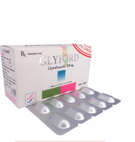 Glyford (Ciprofloxacin) 500mg Đông Nam (H/100v)