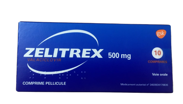 Zelitrex (Valaciclovir) 500mg GSK (H/10v)