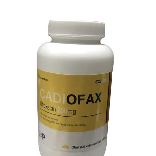 Cadiofax (Ofloxacin) 200mg US Pharma (C/200v)