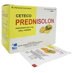 Prednisolon 5mg Ceteco (H/30g) (Ngọt)