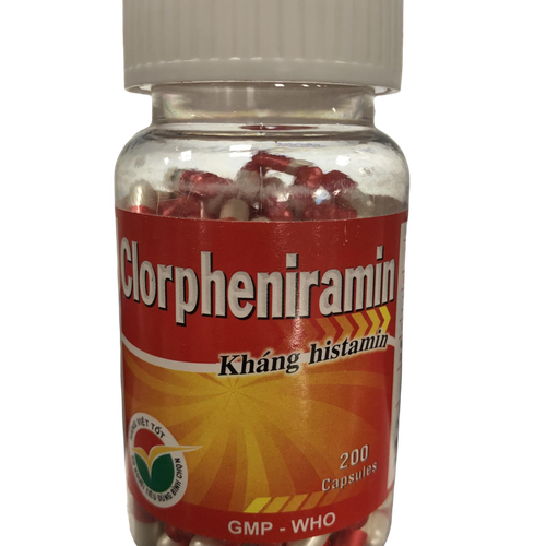 Clorpheniramin 4mg Usa-Nic (C/200v) (Đỏ)