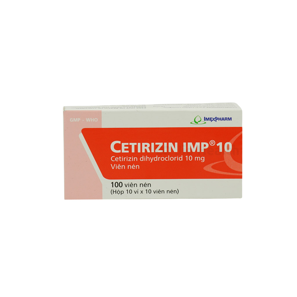 Cetirizine IMP 10mg Imexpharm (H/100v)