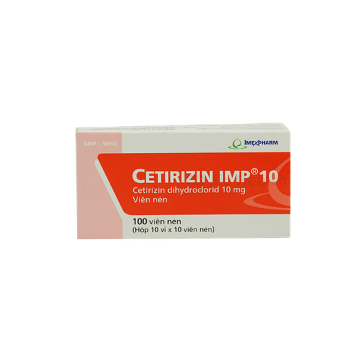 Cetirizine IMP 10mg Imexpharm (H/100v)