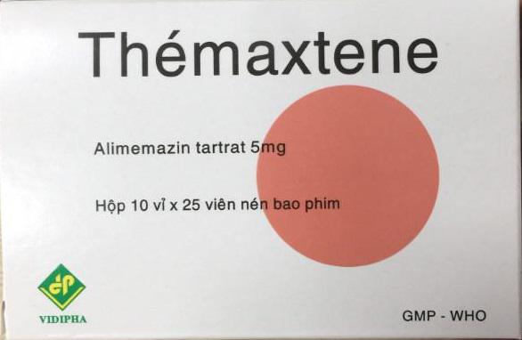 Thémaxtene (Alimemazin) 5mg Vidipha (H/250v)