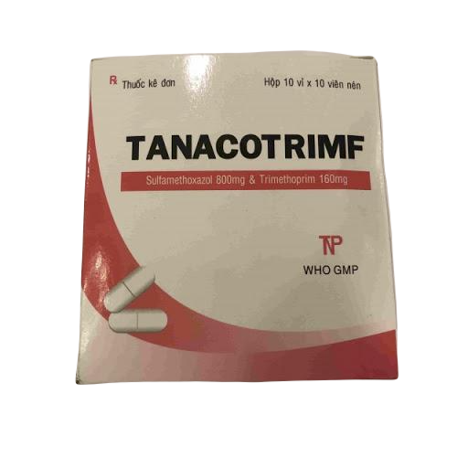 Tanacotrimf (Sulfamethoxazol, Trimethoprim) Thành Nam (H/100v)