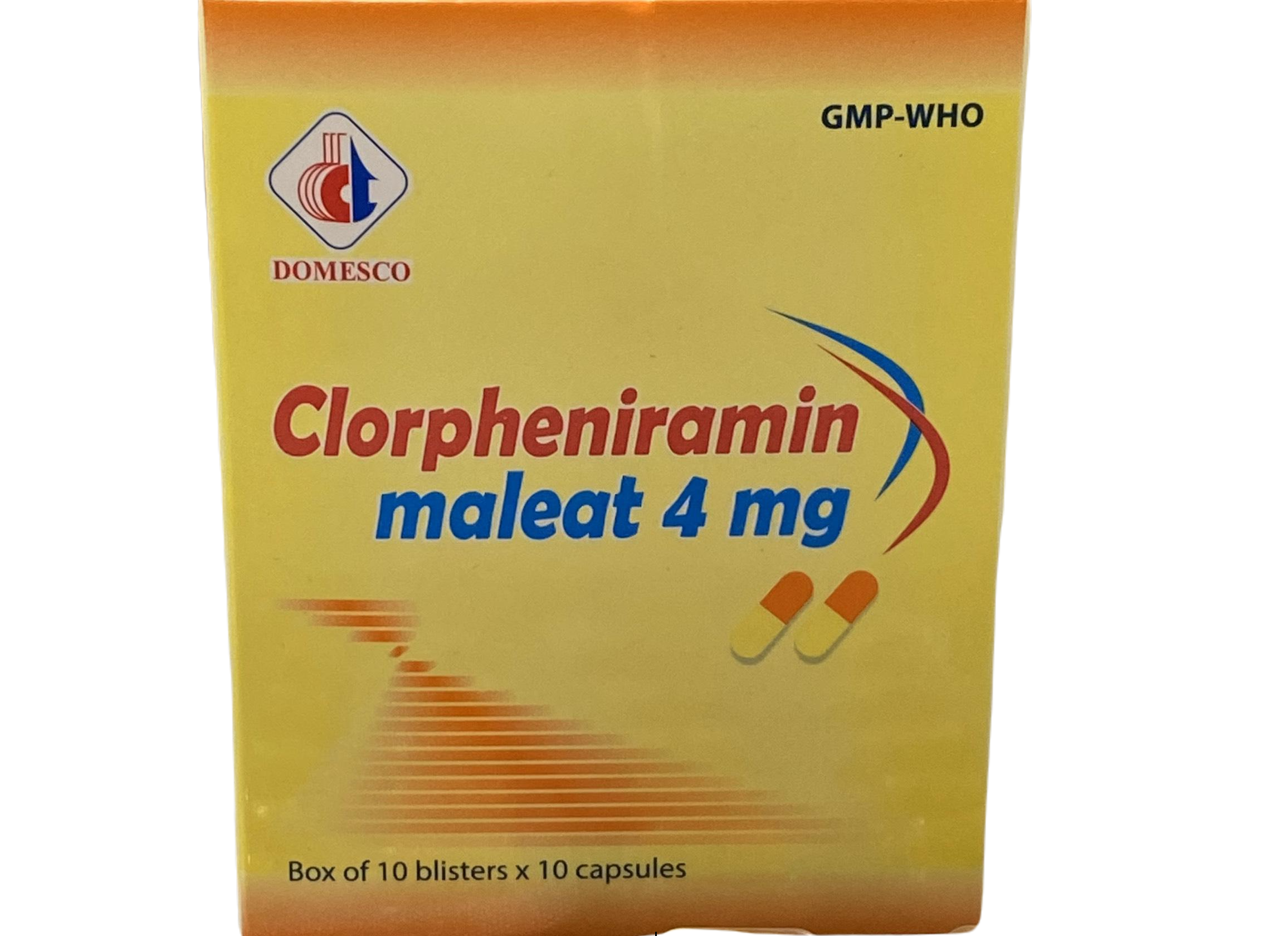 Clorpheniramin Maleat 4mg Domesco (H/100v)