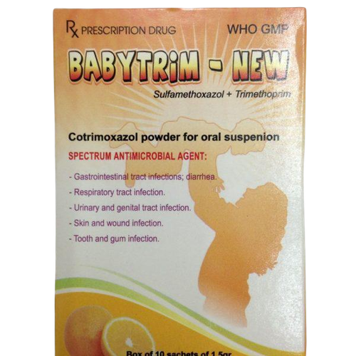 Babytrim-New (Sulfamethoxazol, Trimethoprim) Pharbaco (H/10g)