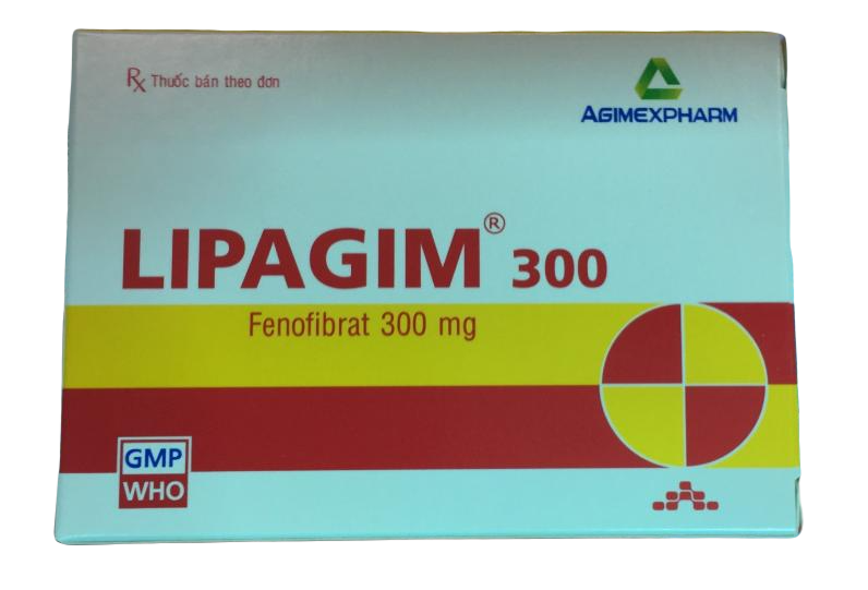 Lipagim 300 (Fenofibrat) Agimexpharm (H/30v)