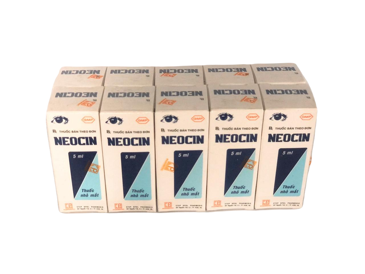 Nhỏ Mắt Neocin Pharmedic (Lốc/10c/5ml)