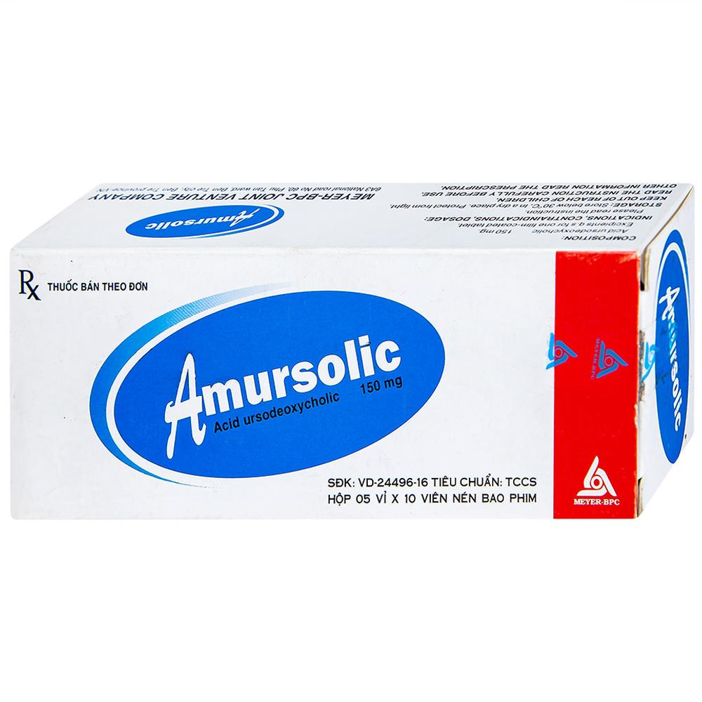 Amursolic 150mg (Acid Ursodeoxycholic) Meyer (H/50v)