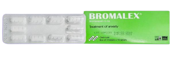 Bromalex (Bromazepam) 6mg (H/30v) Thuốc An Thần 