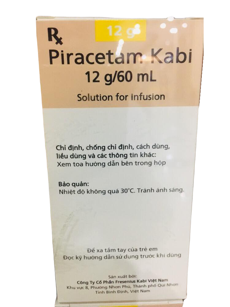 Piracetam Kabi 12g/60ml Bidiphar (C/60ml)