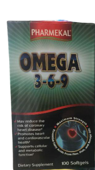 Omega 3-6-9 Phamekal (C/100v)