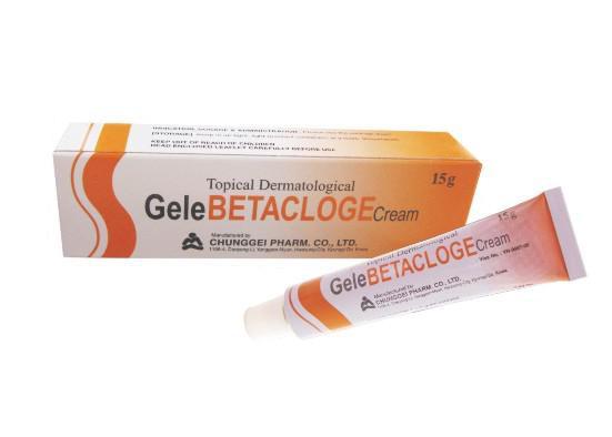 Gele Betacloge Cream Chungei Pharm (Tuýp 15gr)