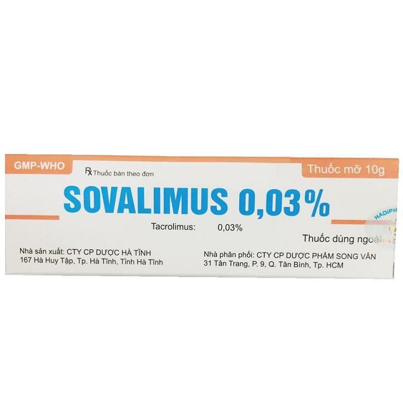 Sovalimus (Tacrolimus) 0.03% Hadiphar (T/10gr)