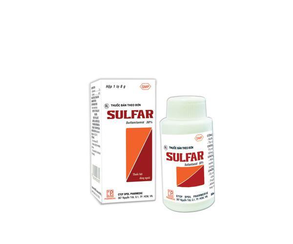 Sulfar (Sulfanilamid) Pharmedic (Lọ 8gr)