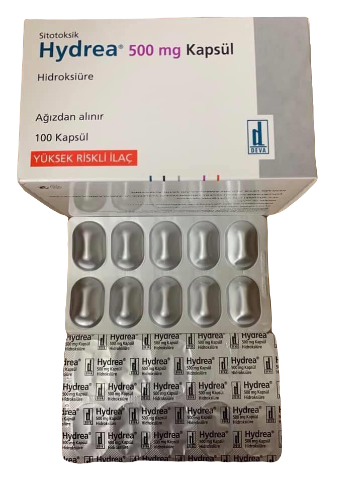 Hydrea 500mg (Hydroxycarbamide) DEVA Turkey (H/100V) 