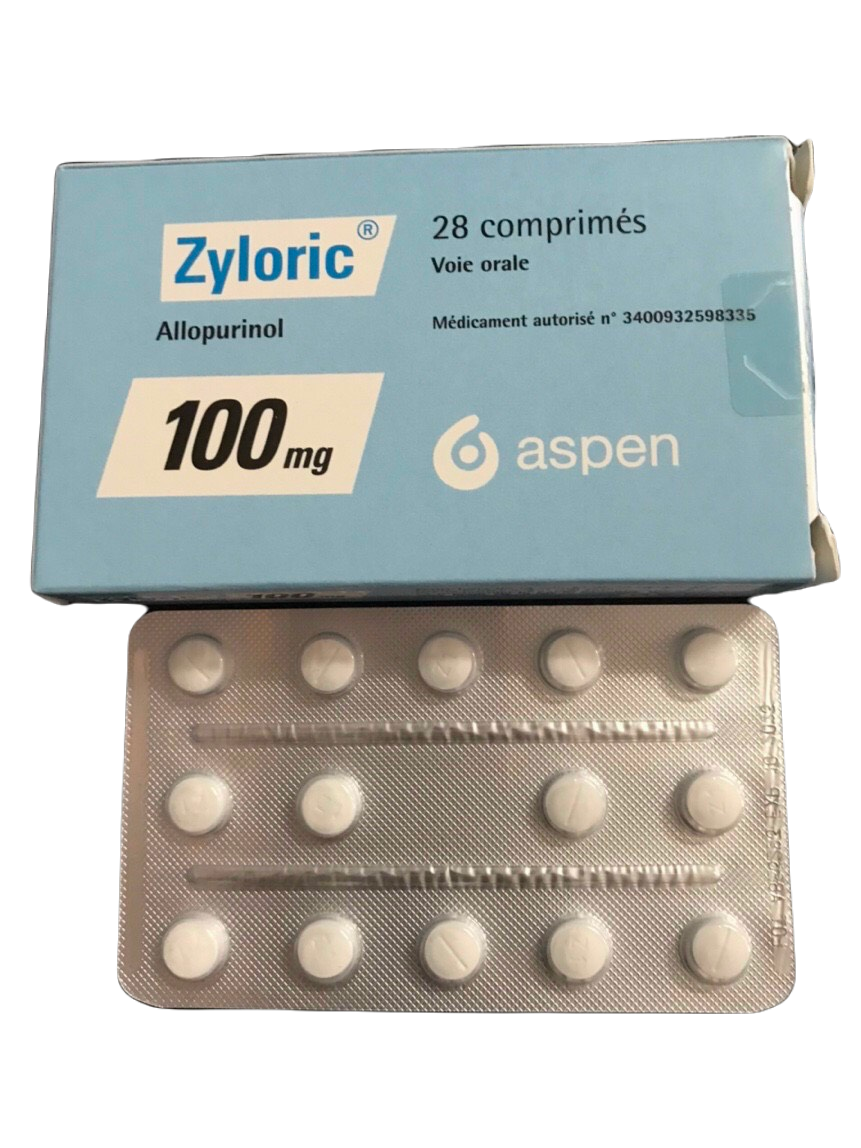 Zyloric 100mg (Allopurinol) Aspen (H/28v) Pháp