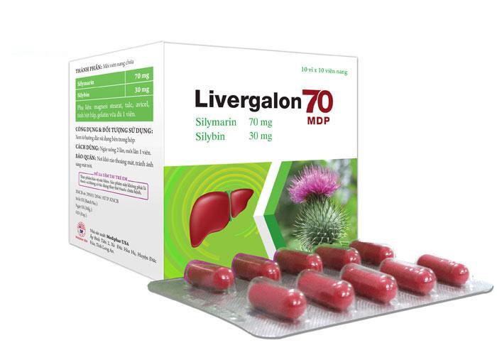 Livergalon 70 (Silymarin, Silybin) Mediphar (H/100v)