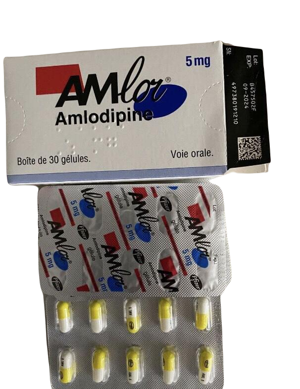 Amlor 5mg caps (Amlodipin) Pfizer France (H/30v)