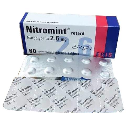 Nitromint 2.6mg (Nitroglycerin) Egis Turkey (H/60v) 