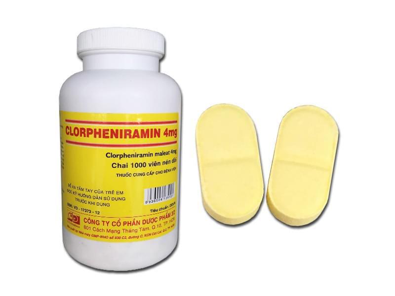Clorpheniramin 4mg DP 3/2 (C/1000v)