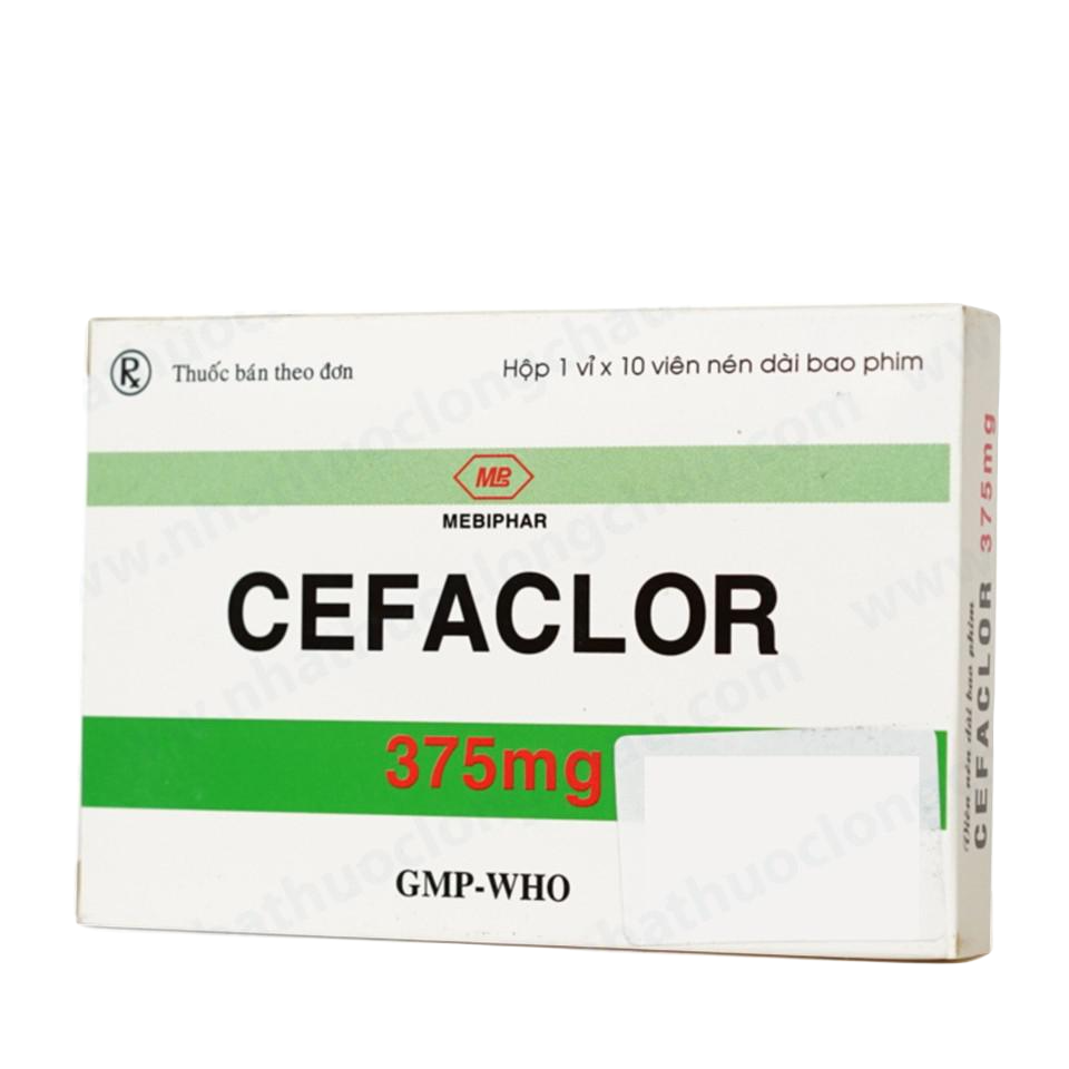 Cefaclor 375mg Mebiphar (H/10v)