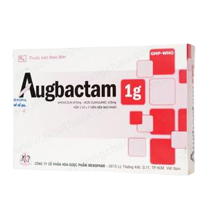 Augbactam 1g (Amoxicillin, Acid Clavulanic) Mekophar (H/14v)