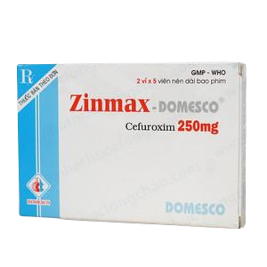 Zinmax (Cefuroxim) 250mg Domesco (H/10v)