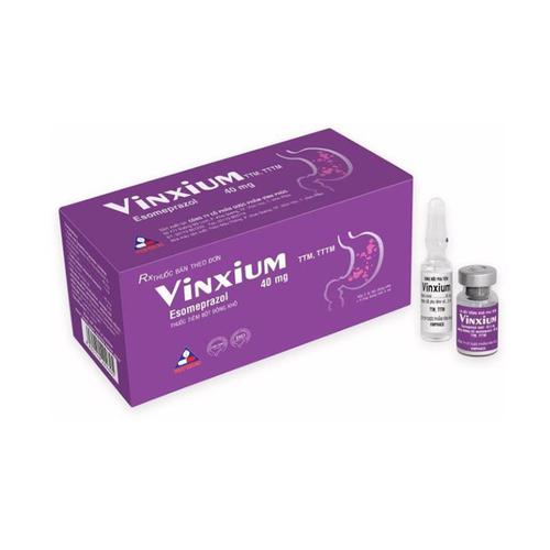 Vinxium esomeprazol 40mg Vinphaco (h/5 ống + 5 lọ)