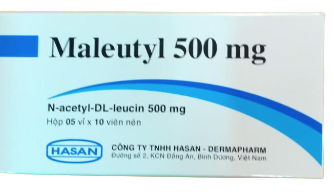 Maleutyl 500mg (N - Acetyl - DL - Leucin) Hasan (H/50v)