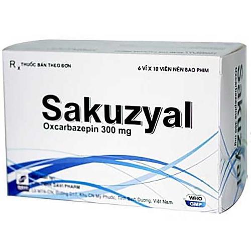 Sakuzyal (Oxcarbazepin) 300mg Davipharm (H/60v)