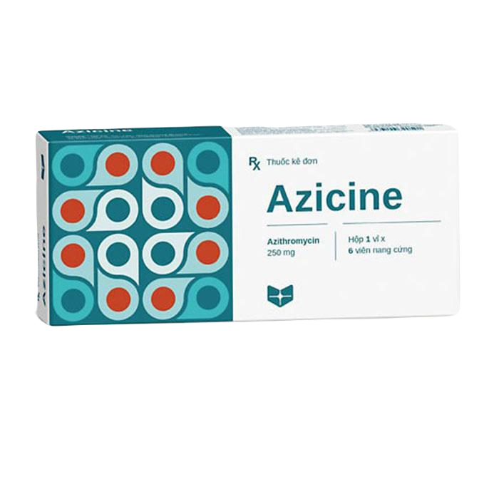 Azicine (Azithromycin) 250mg Stella (H/6v)