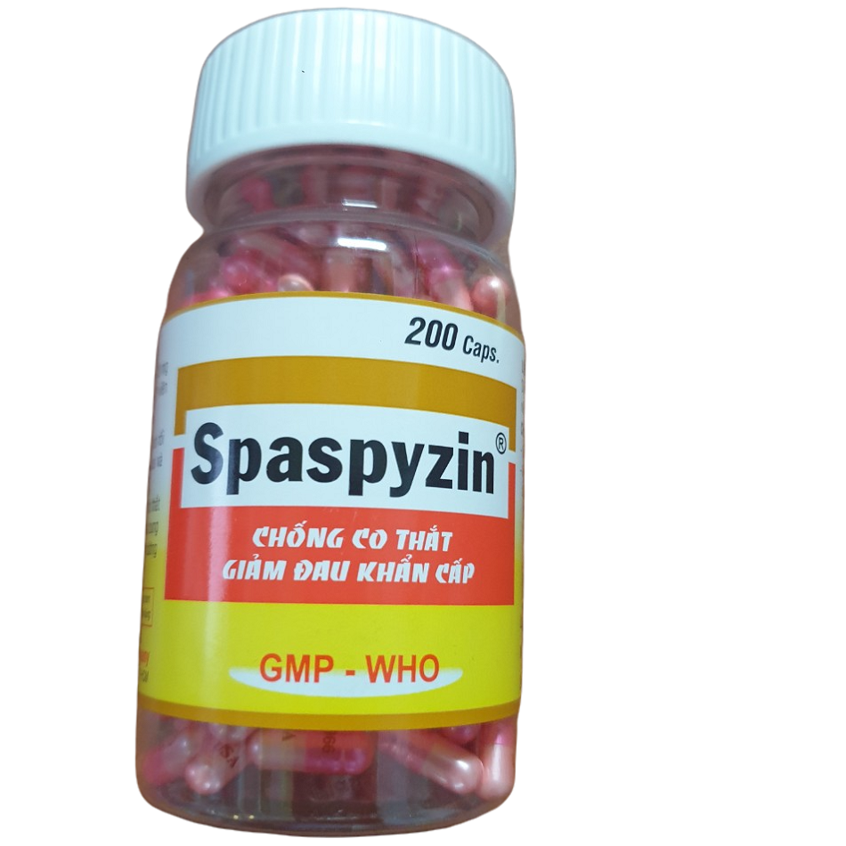 Spaspyzin (Alverine Citrate) 40mg USA-NIC (C/200v)
