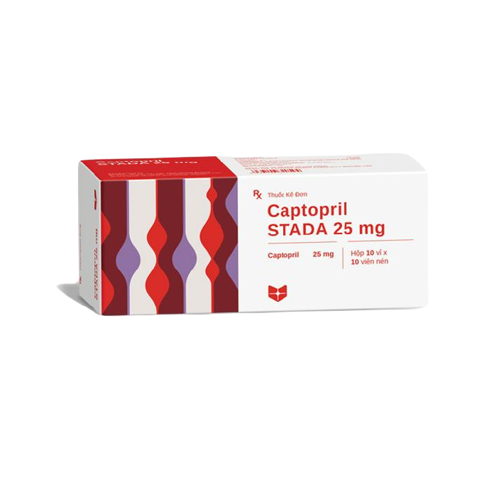 Captopril 25mg Stella (H/100v)