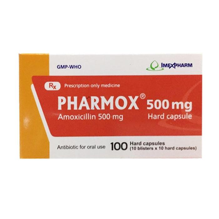 Pharmox 500 (Amoxicillin) Imexpharm (H/100v)
