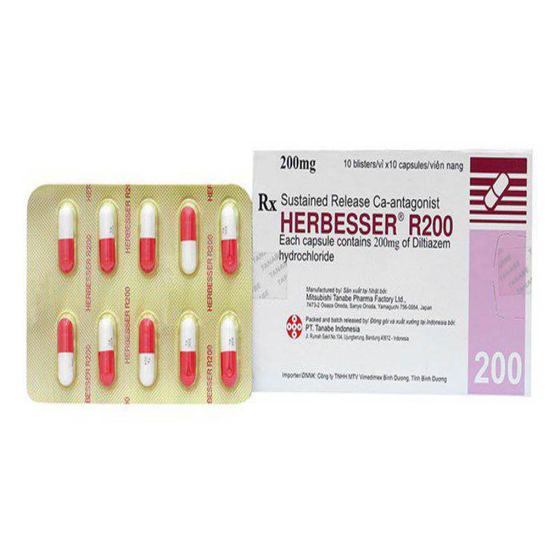 Herbesser r200 (Diltiazem)Tanabe (h/100v)